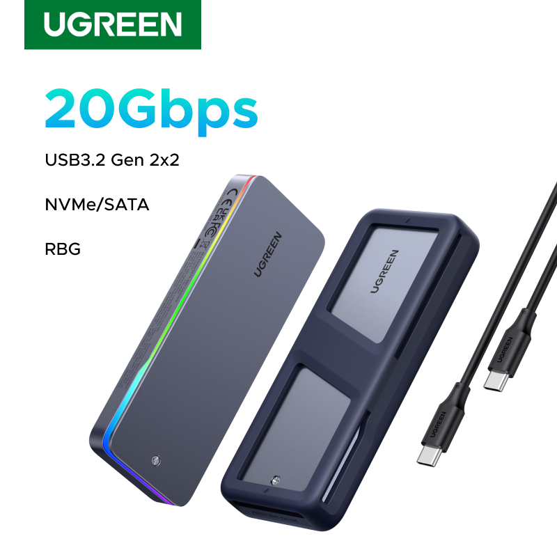 Portable Ssd Enclosure - UGREEN 20Gbps M.2 SSD Case NVMe