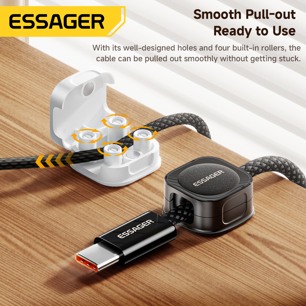 Desk Cable Clip - Essager Cable Organize 3/6 PCS Magnetic