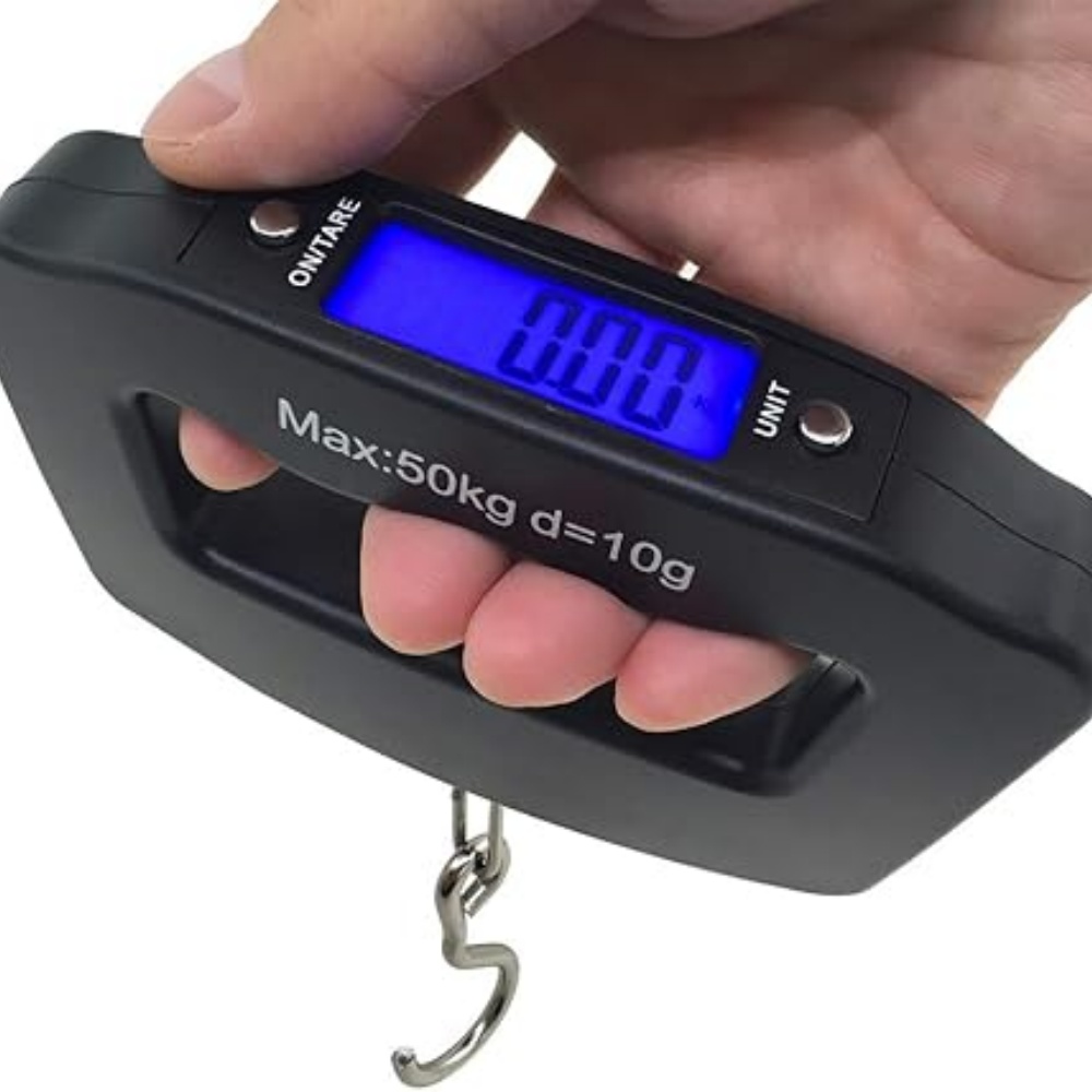 Tech Home Accessories - 50Kg 10g Luggage Weight Scale, LCD