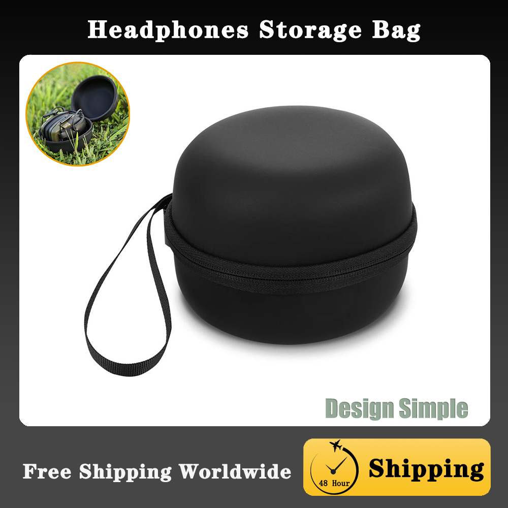 Tech Accessories Box - Noise-Canceling Headset Box Tactical Earmuffs Storage