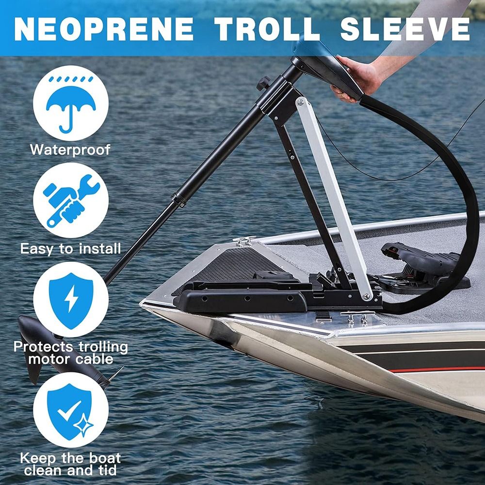 Trolling Motor Cable Organizer - Cable Sleeve Neoprene avaliação e preço