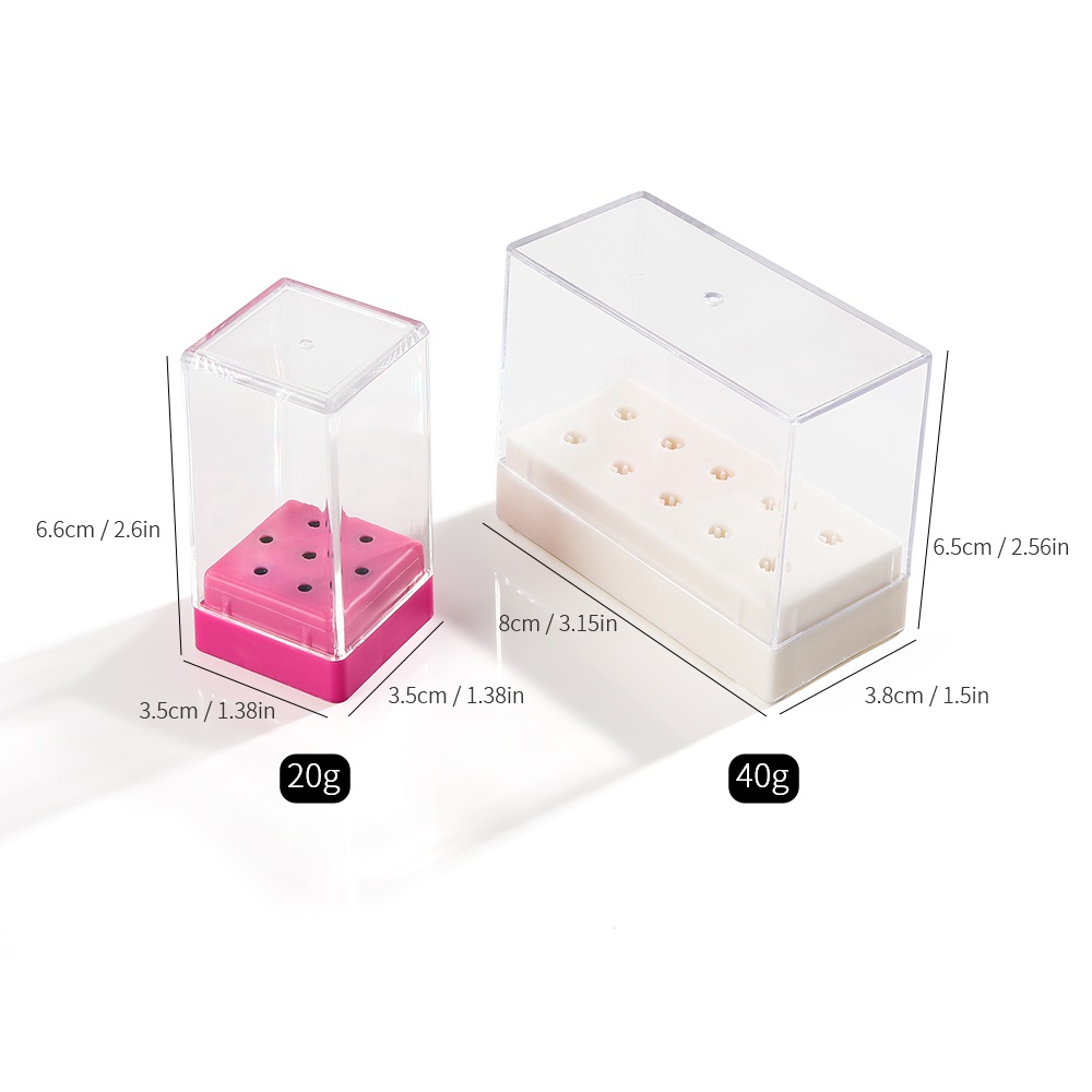 7 /10 Holes Nail Art Bit Stora - Tech Accessories Box avaliação e preço