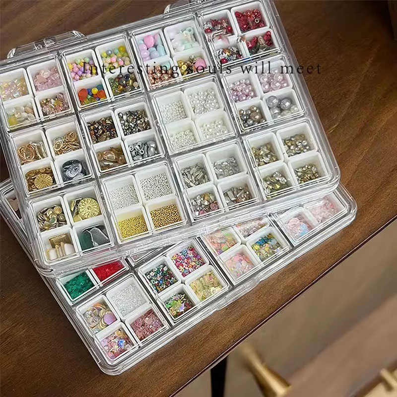 48 Grids Nail Accessories Stor - Tech Accessories Box avaliação e preço