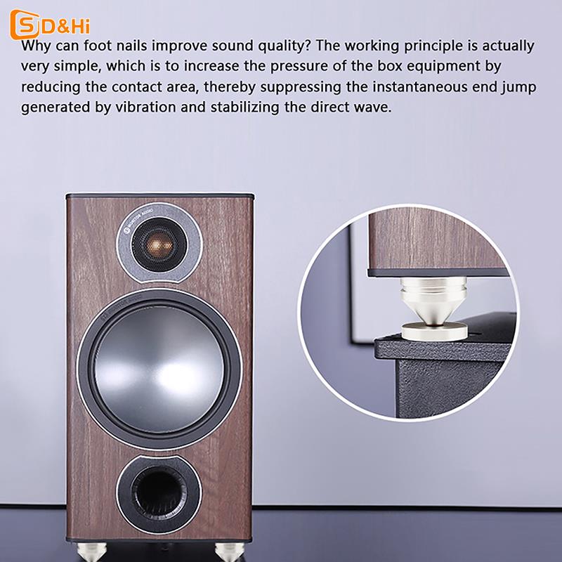 1pc HiFi Speaker Stand Feet Fo - Tech Accessories Box avaliação e preço