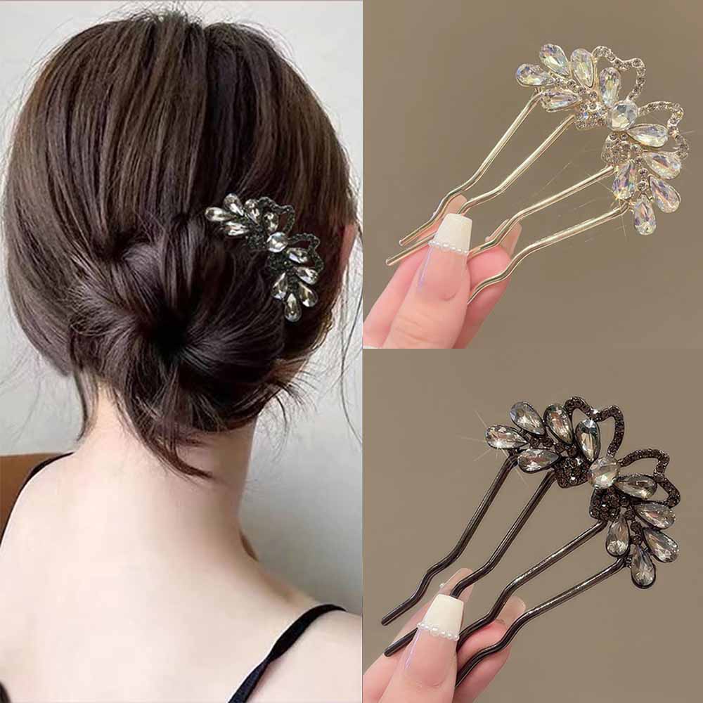 Fashion Rhinestones U-Shaped H - Tech Accessories Women avaliação e preço
