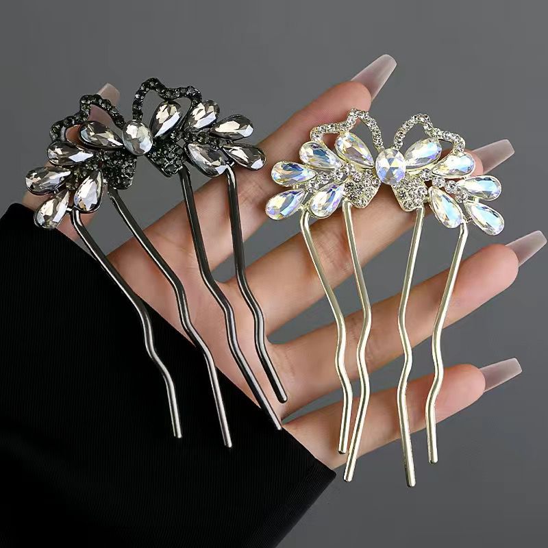 Fashion Rhinestones U-Shaped H - Tech Accessories Women avaliação e preço