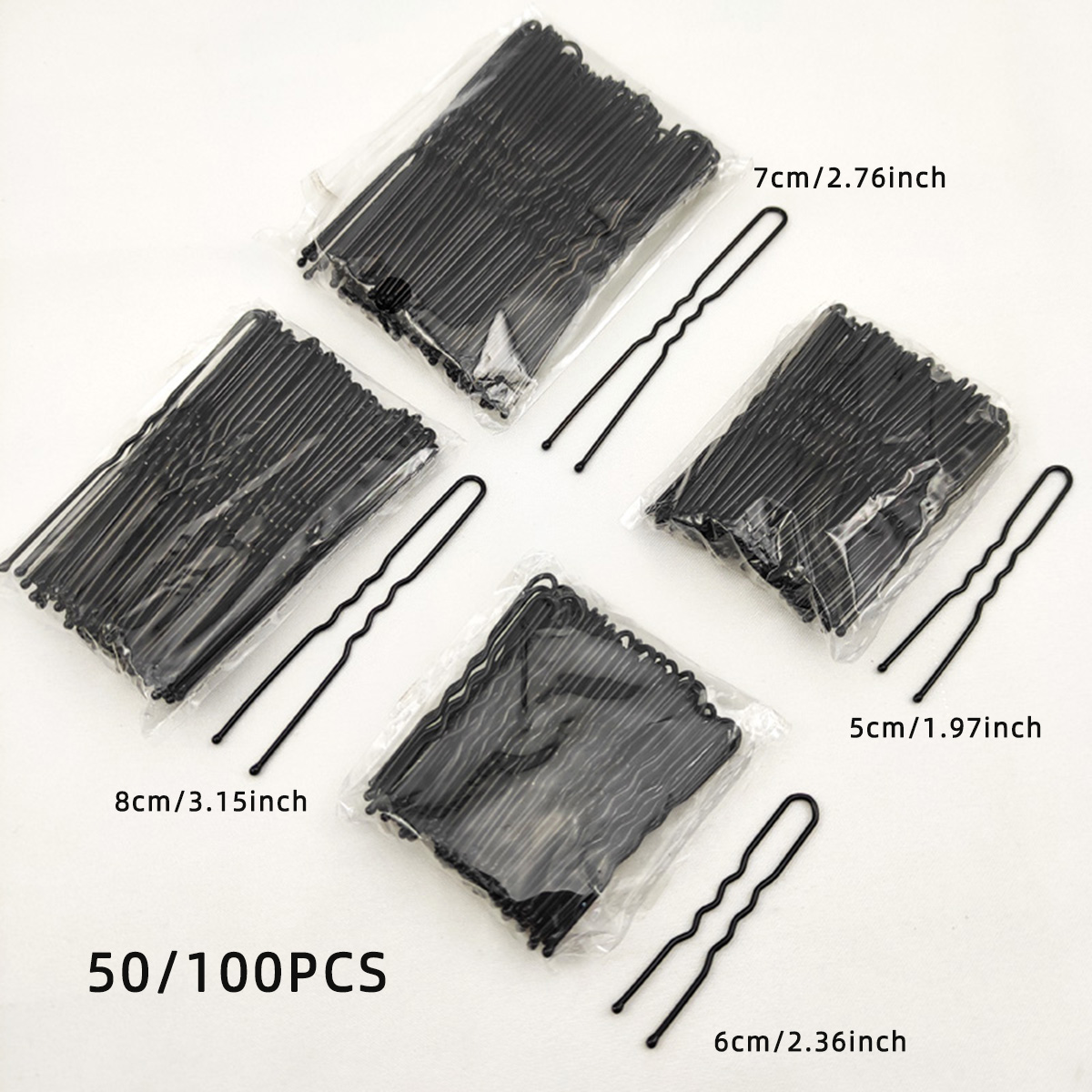 50/100 PCS Women 5/6/7/8 cm Ha - Tech Accessories Women avaliação e preço