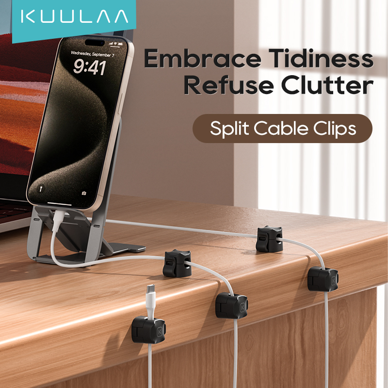 KUULAA 3/6 Pcs Cable Clip Cabl - Desk Cable Clip avaliação e preço