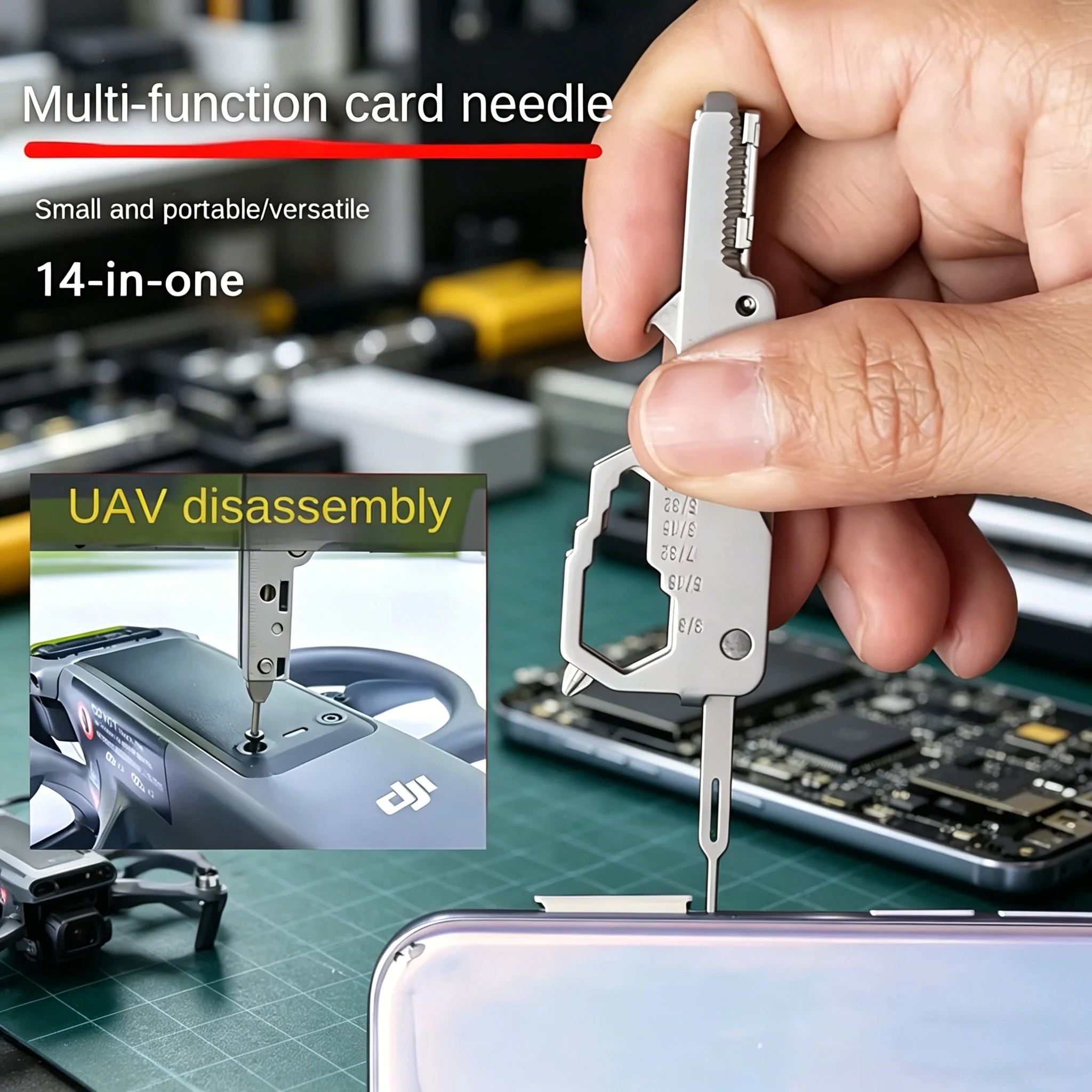 Multi-Function Keychain EDC To - Tech Accessories Kit avaliação e preço