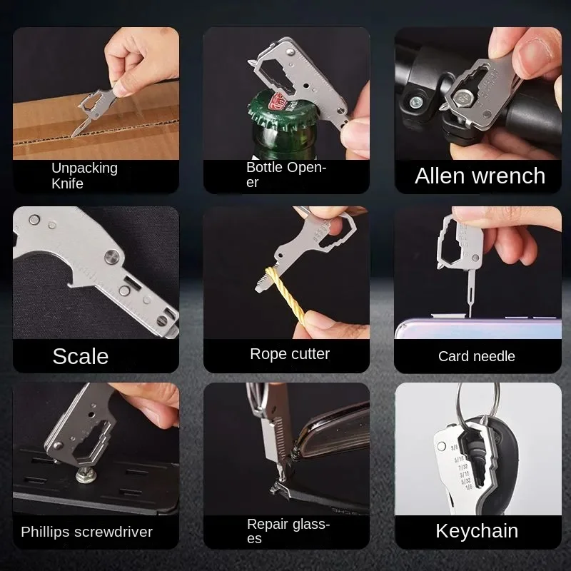 Multi-Function Keychain EDC To - Tech Accessories Kit avaliação e preço