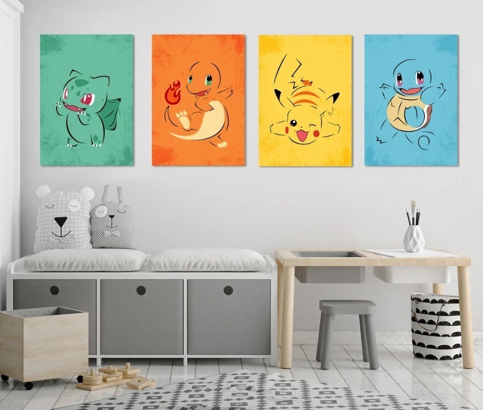 Cartoon Anime Poster Pokemon P - Tech Home Accessories avaliação e preço