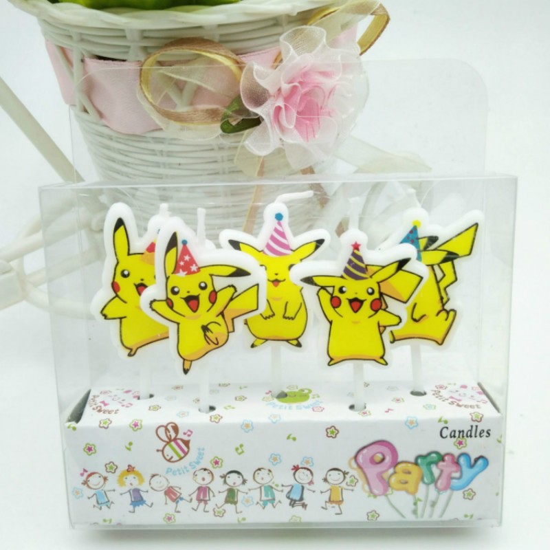 5pcs/lot Pokemon Birthday Cake - Tech Home Accessories avaliação e preço