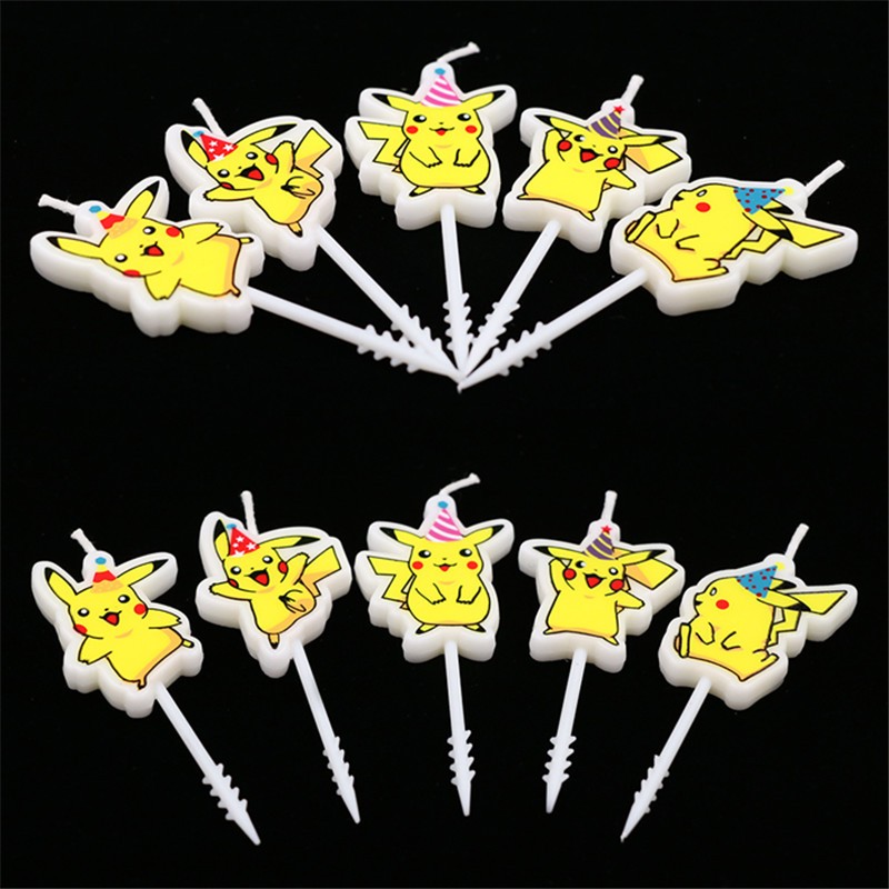 5pcs/lot Pokemon Birthday Cake - Tech Home Accessories avaliação e preço