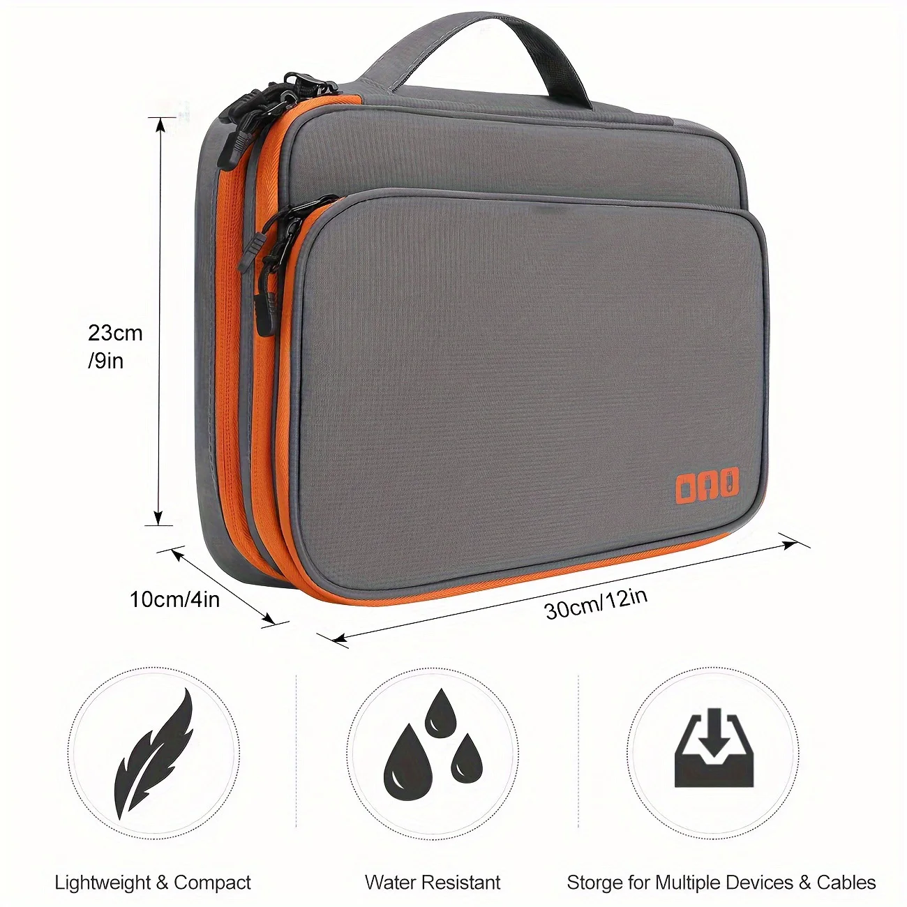 Portable Waterproof Multi-Laye - Tech Accessories Organizer avaliação e preço