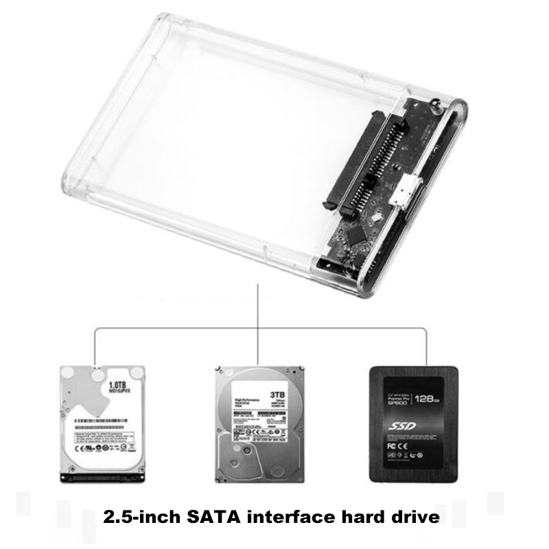 External hd case 2.5 SATA to U - Portable Ssd Enclosure avaliação e preço