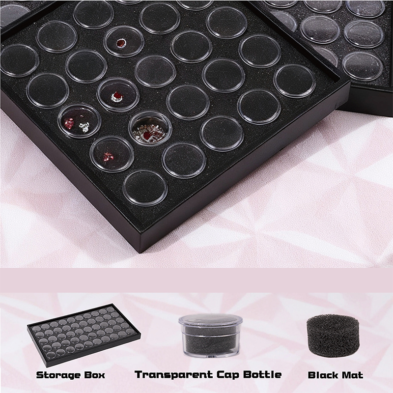 Nail Jewelry Storage Box Clear - Tech Accessories Box avaliação e preço