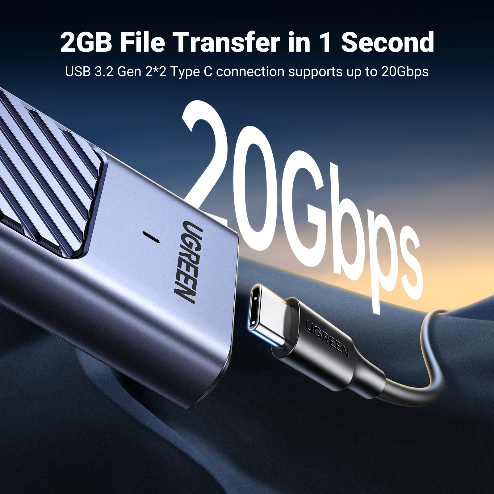 UGREEN M2 SSD Case M.2 NVMe SA - Portable Ssd Enclosure avaliação e preço