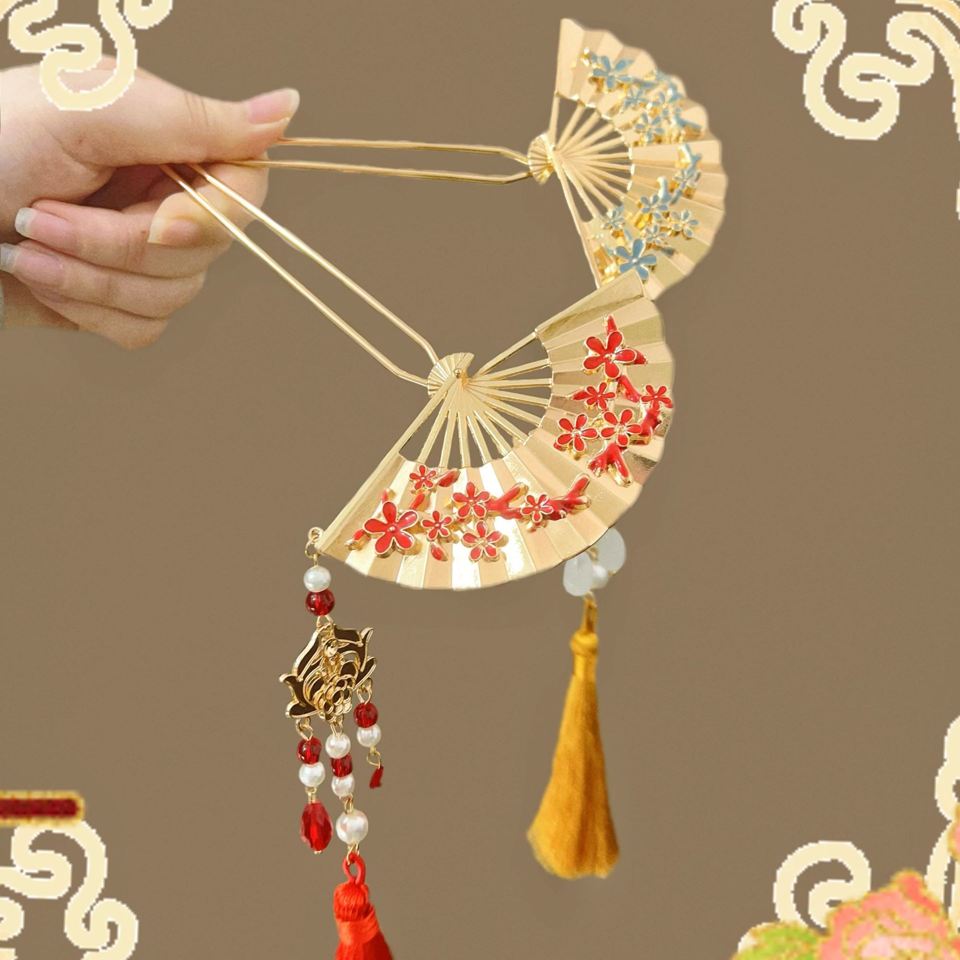 New Chinese style national fan - Tech Accessories Women avaliação e preço