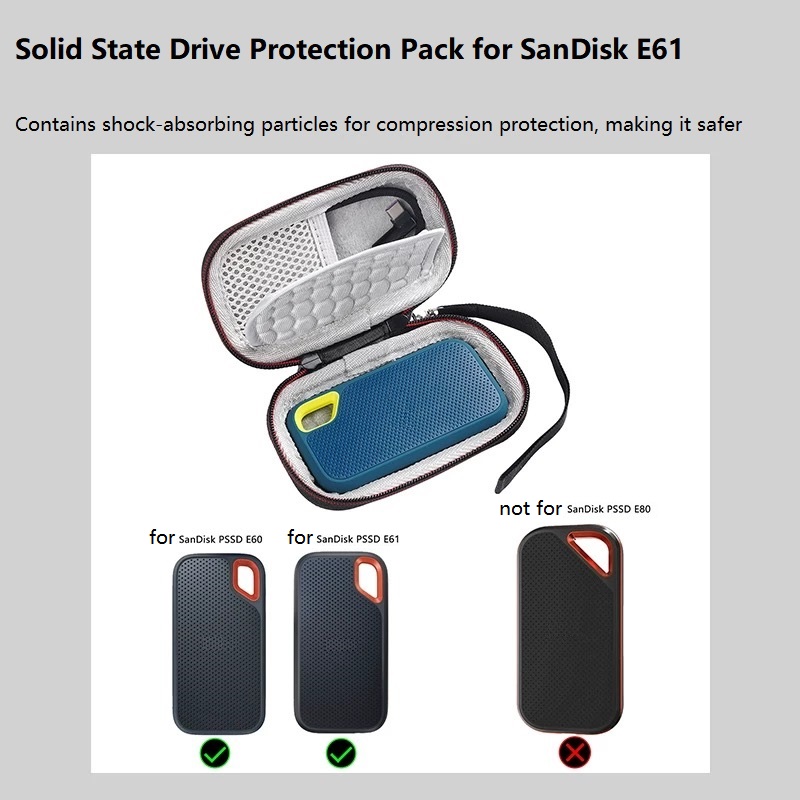 Portable eva storage case for  - Portable Ssd Enclosure avaliação e preço