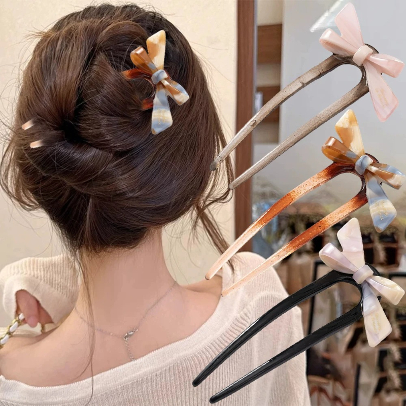 1 piece, sweet bow U-shaped ha - Tech Accessories Women avaliação e preço
