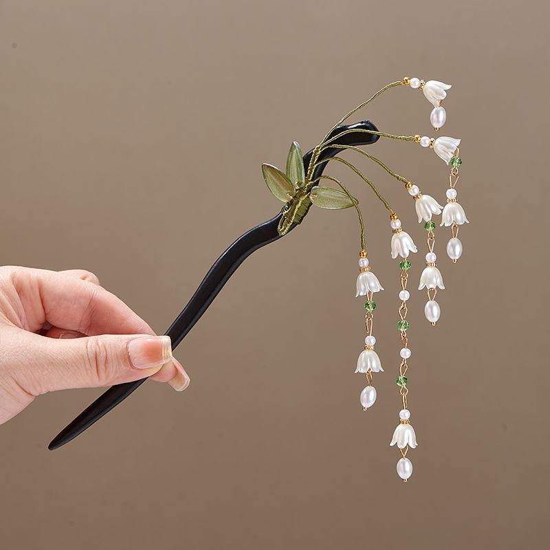 Wooden Flower Hairpin Vintage  - Tech Accessories Women avaliação e preço