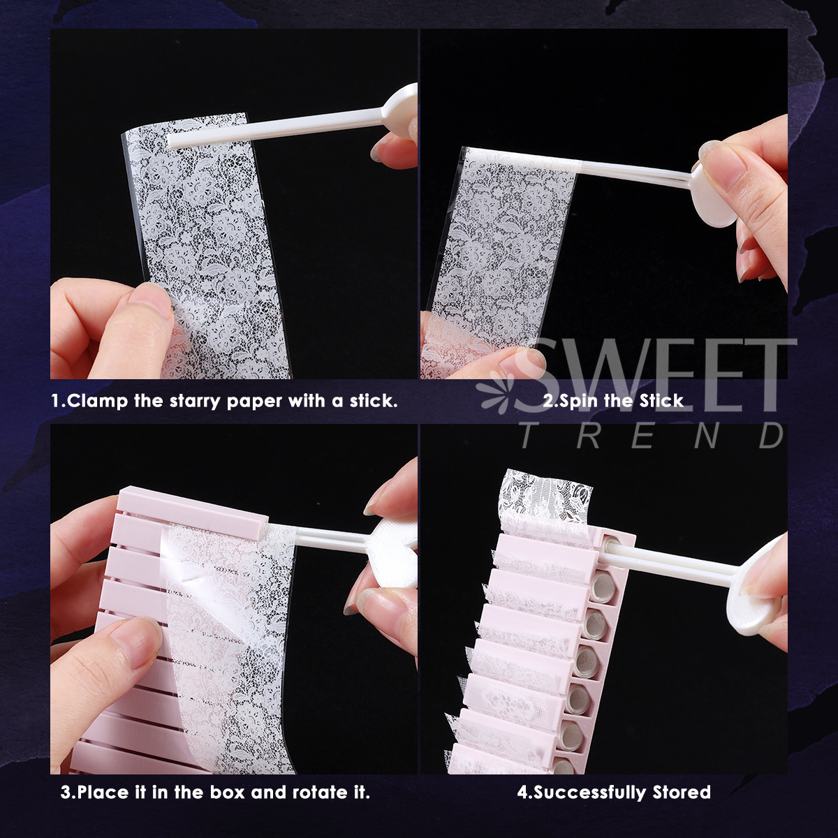 Nail Transfer Foils Storage Bo - Tech Accessories Box avaliação e preço