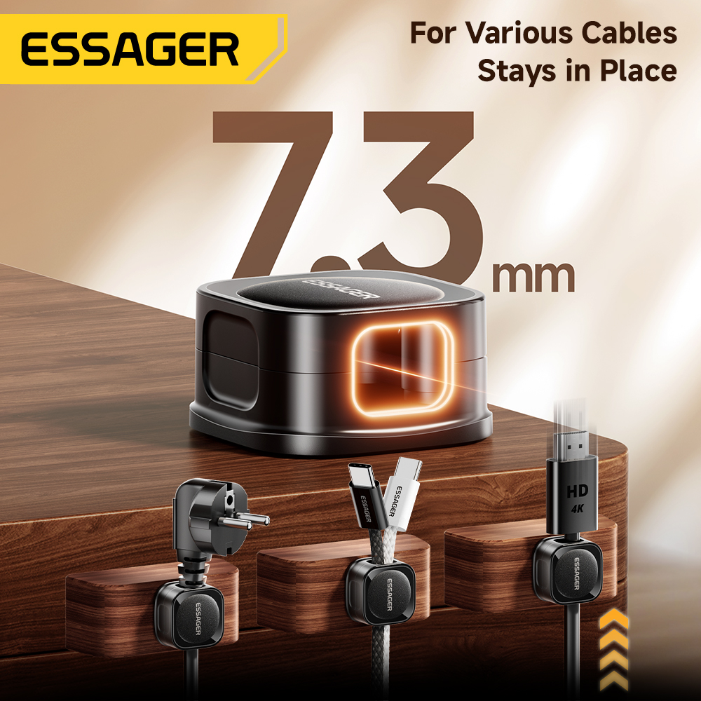 Essager Cable Organize 3/6 PCS - Desk Cable Clip avaliação e preço