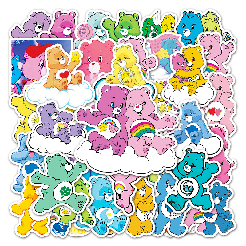 New Cute 50Pcs Care Bears Clas - Tech Home Accessories avaliação e preço