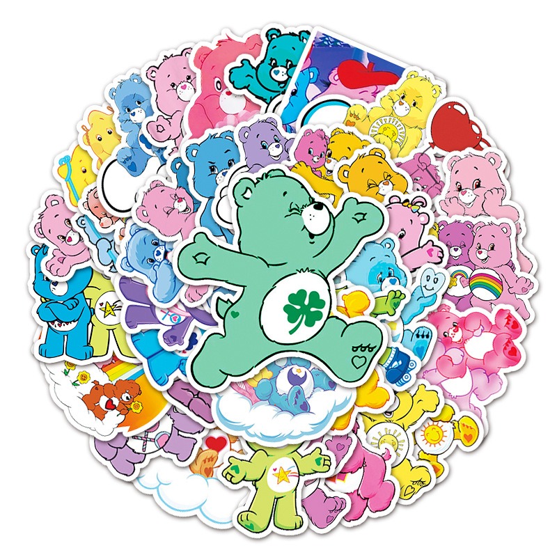 New Cute 50Pcs Care Bears Clas - Tech Home Accessories avaliação e preço
