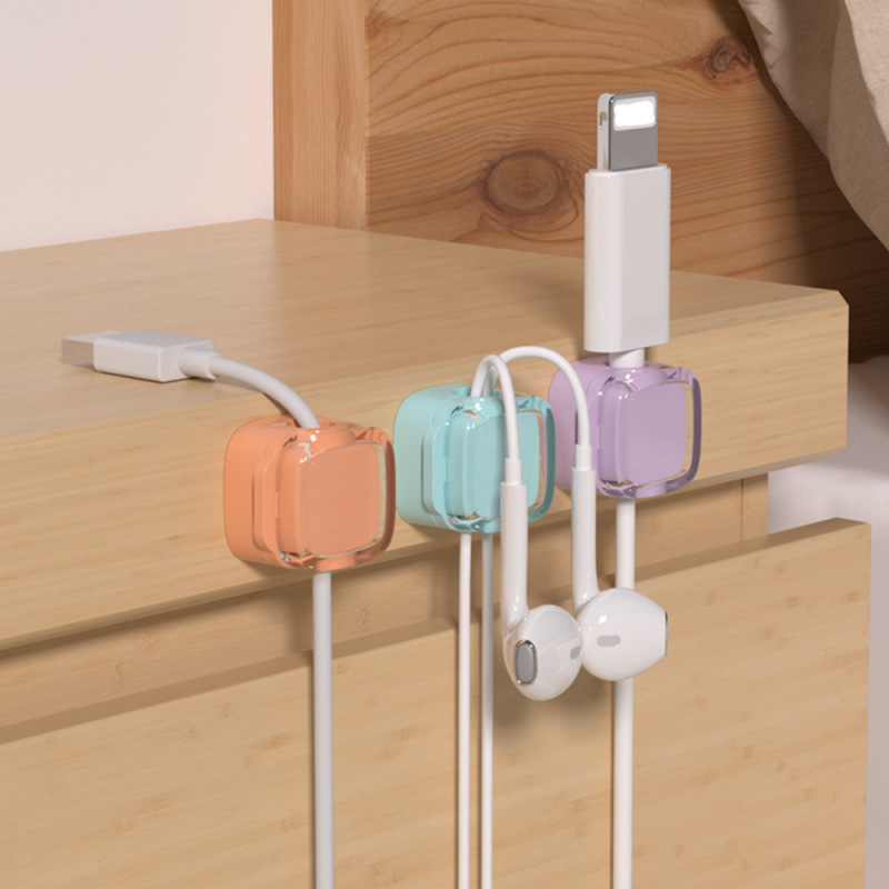 3-Pack Colorful Magnetic Cable - Desk Cable Clip avaliação e preço