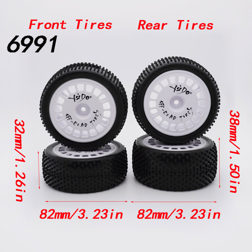 YSIDO 82mm 4PCS 1/10 2WD RC Of - Xray Tech Accessories avaliação e preço