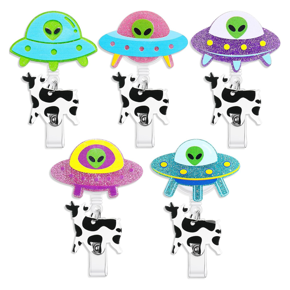 Glitter Alien Badge Holder Cut - Xray Tech Accessories avaliação e preço
