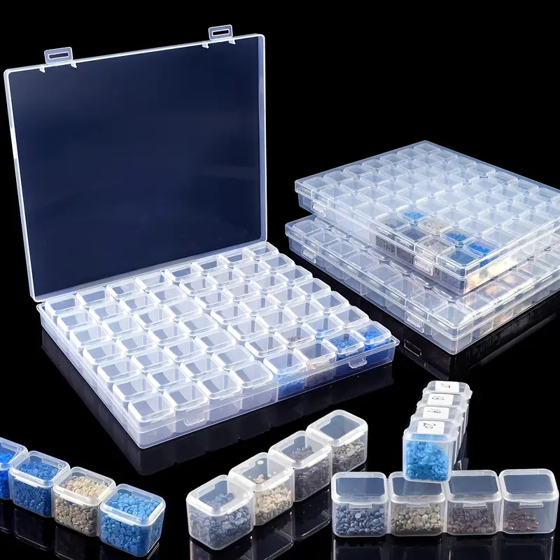 28/56 Grids Plastic Beads Stor - Tech Accessories Box avaliação e preço