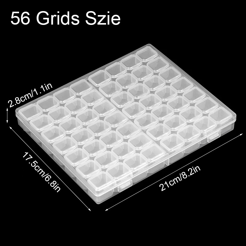 28/56 Grids Plastic Beads Stor - Tech Accessories Box avaliação e preço