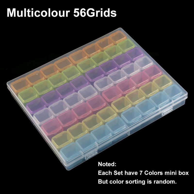 28/56 Grids Plastic Beads Stor - Tech Accessories Box avaliação e preço