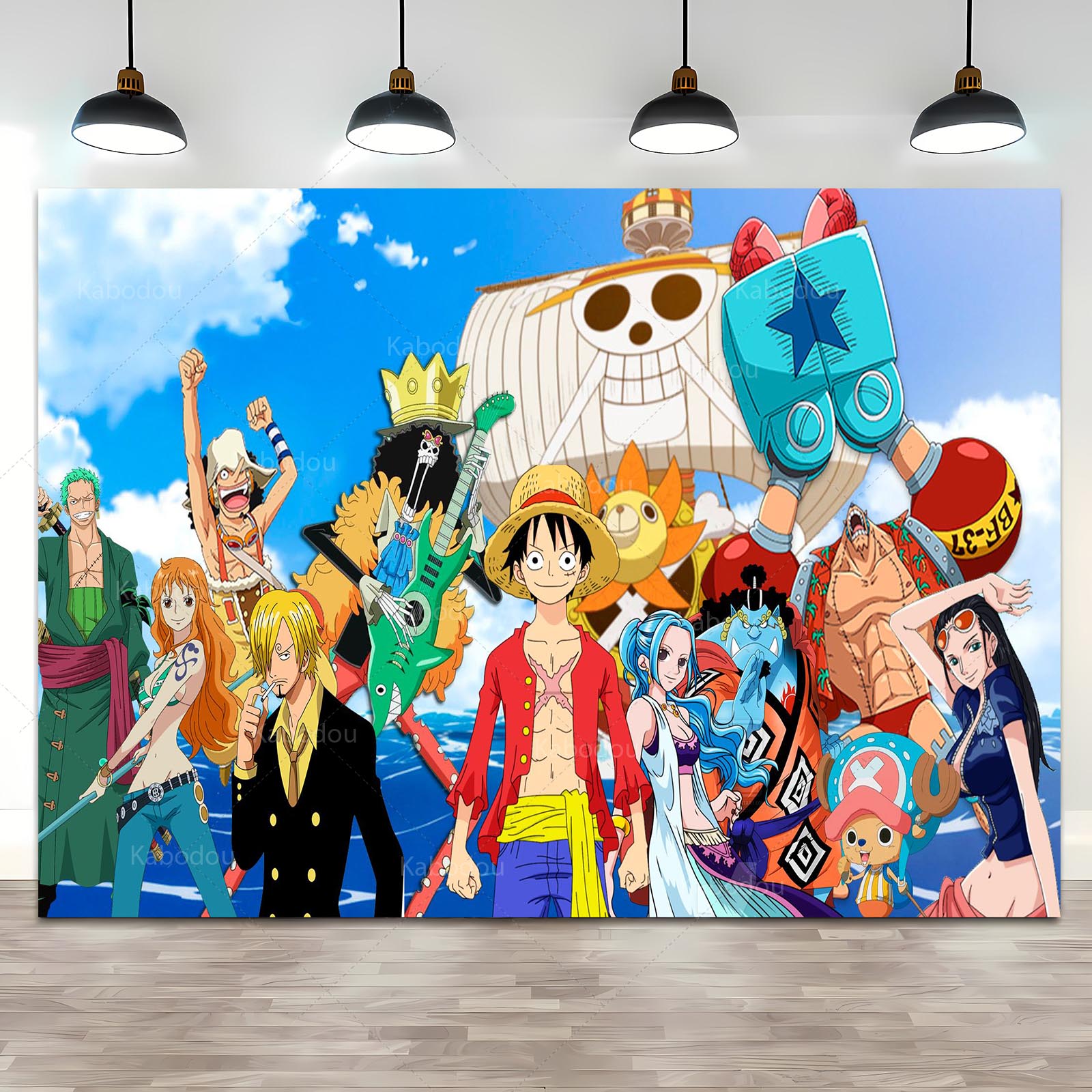 Anime One Piece Luffy Backdrop - Tech Home Accessories avaliação e preço