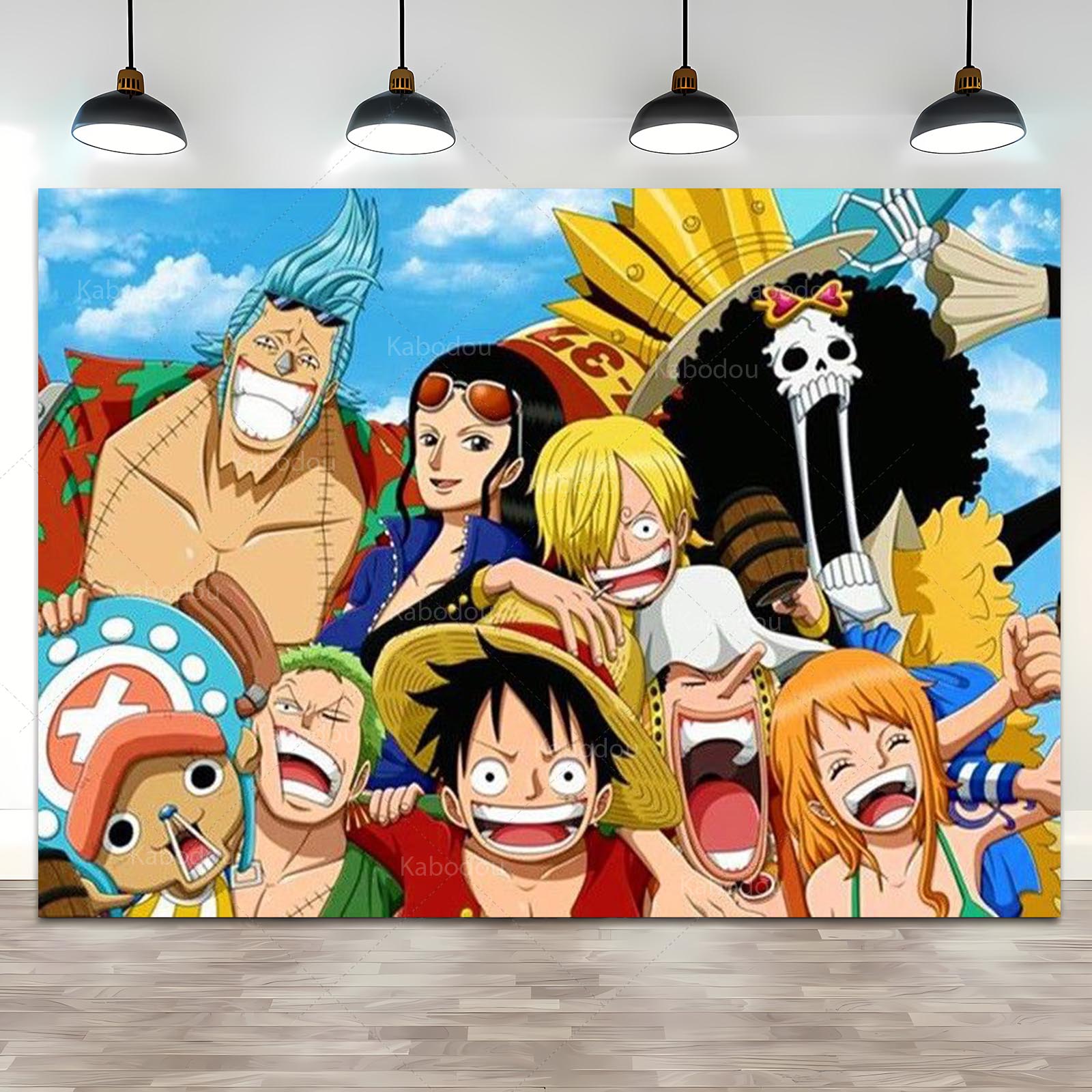 Anime One Piece Luffy Backdrop - Tech Home Accessories avaliação e preço