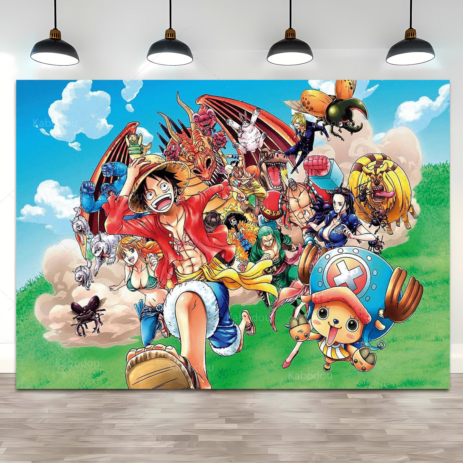 Anime One Piece Luffy Backdrop - Tech Home Accessories avaliação e preço