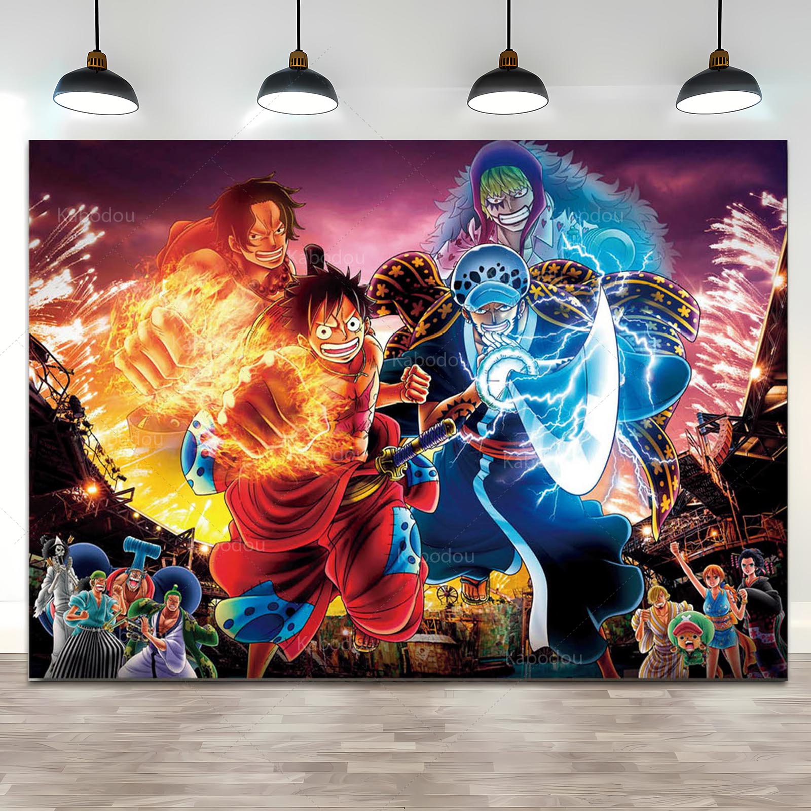 Anime One Piece Luffy Backdrop - Tech Home Accessories avaliação e preço