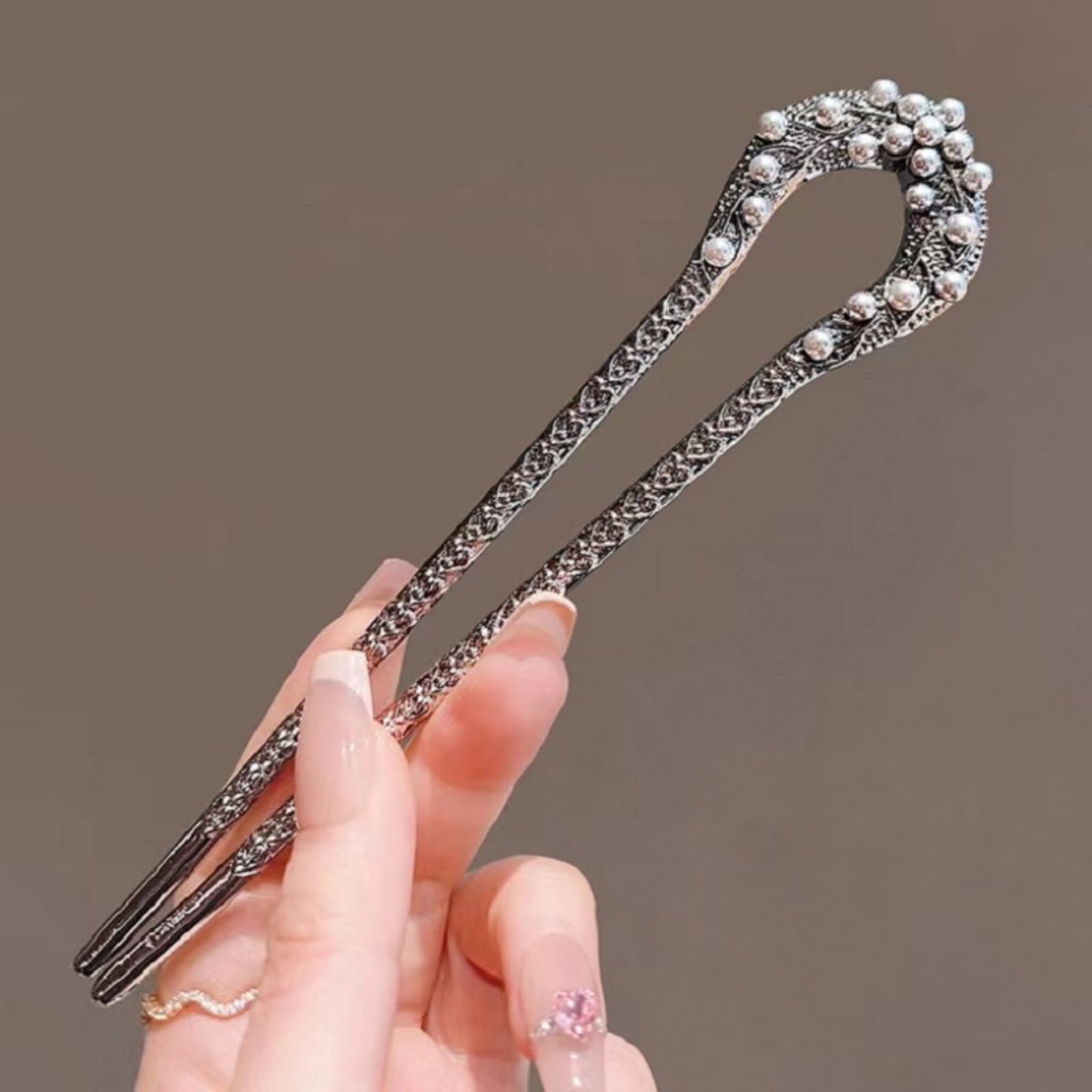 New Pearl U Shaped Hairpin For - Tech Accessories Women avaliação e preço