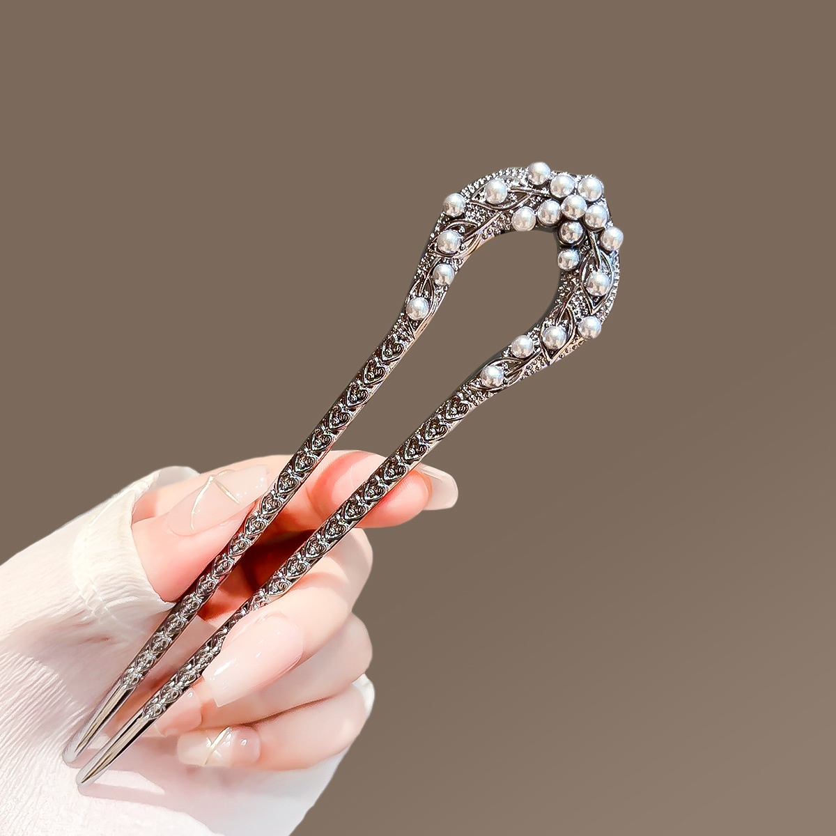 New Pearl U Shaped Hairpin For - Tech Accessories Women avaliação e preço