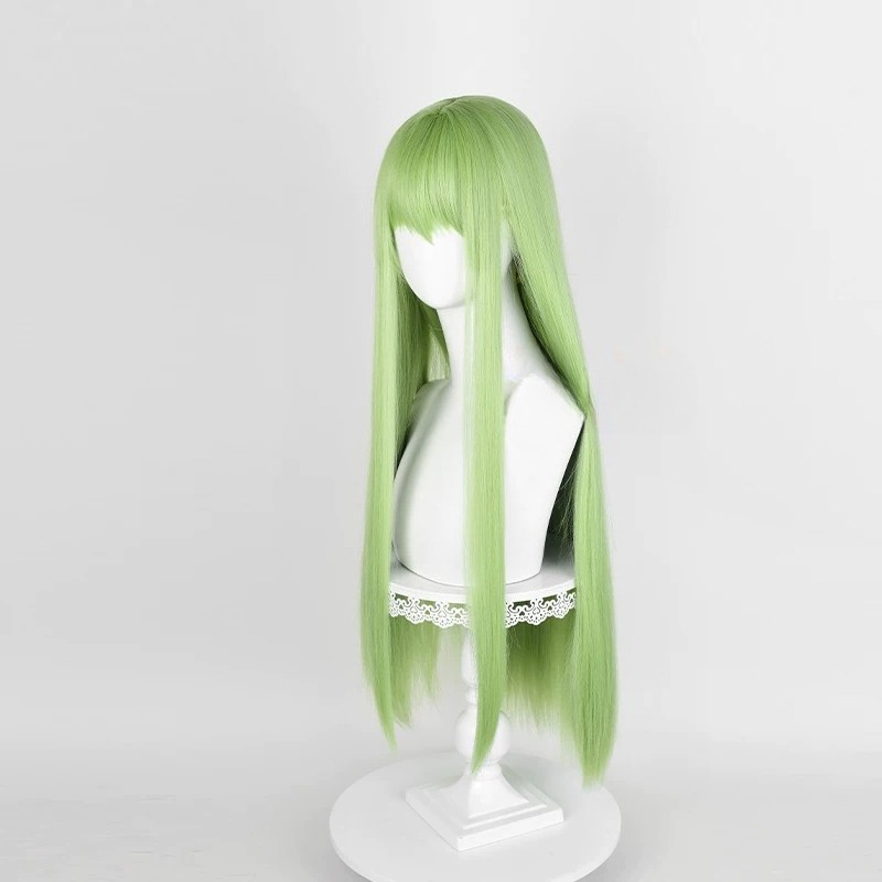 Anime CC Cosplay Green Wig Lon - Tech Accessories Women avaliação e preço