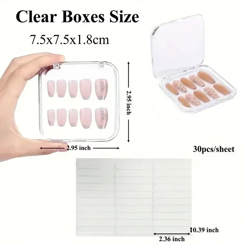 10PCS Press-On Nail Storage Ac - Tech Accessories Box avaliação e preço