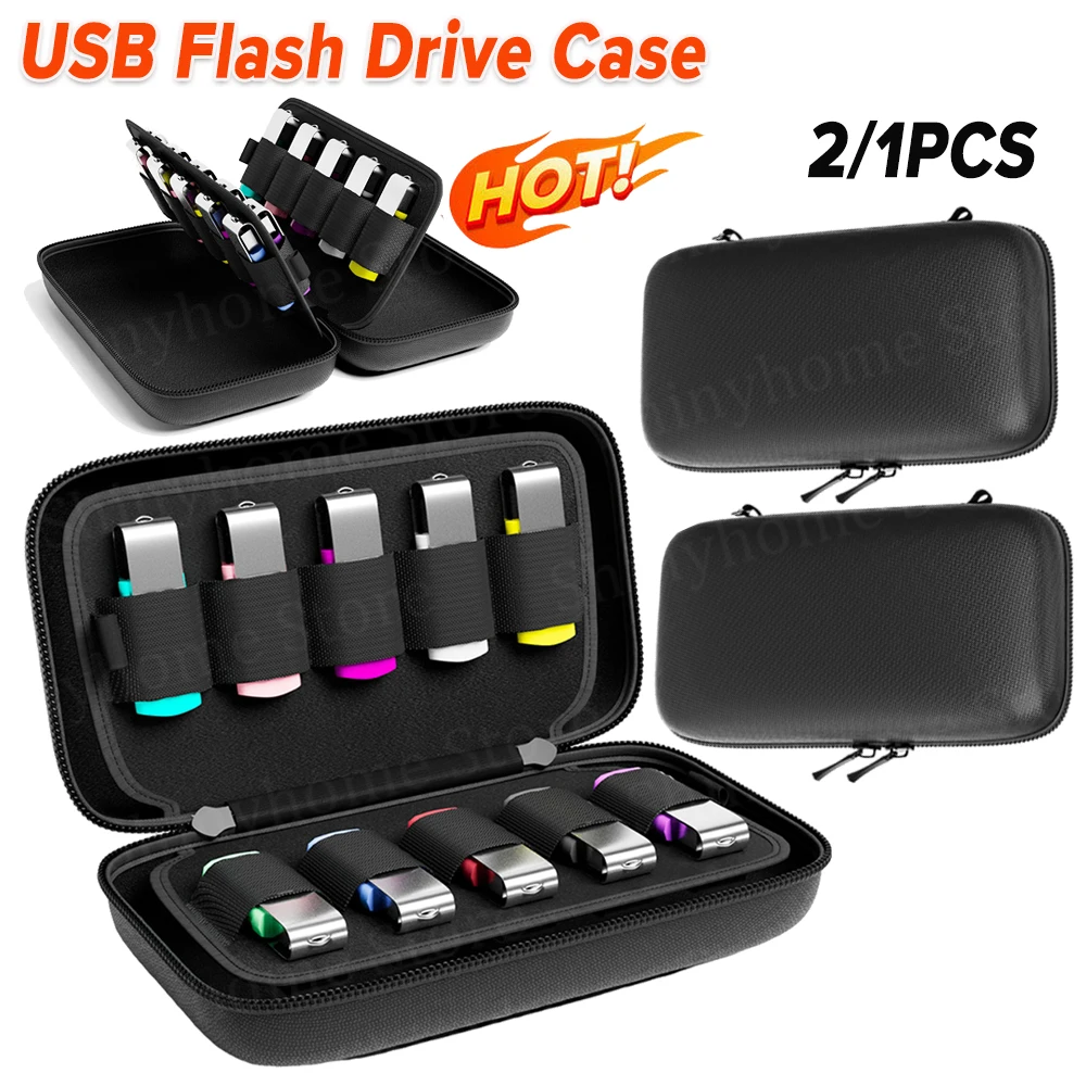 USB Flash Drive Case Storage C - Tech Accessories Organizer avaliação e preço