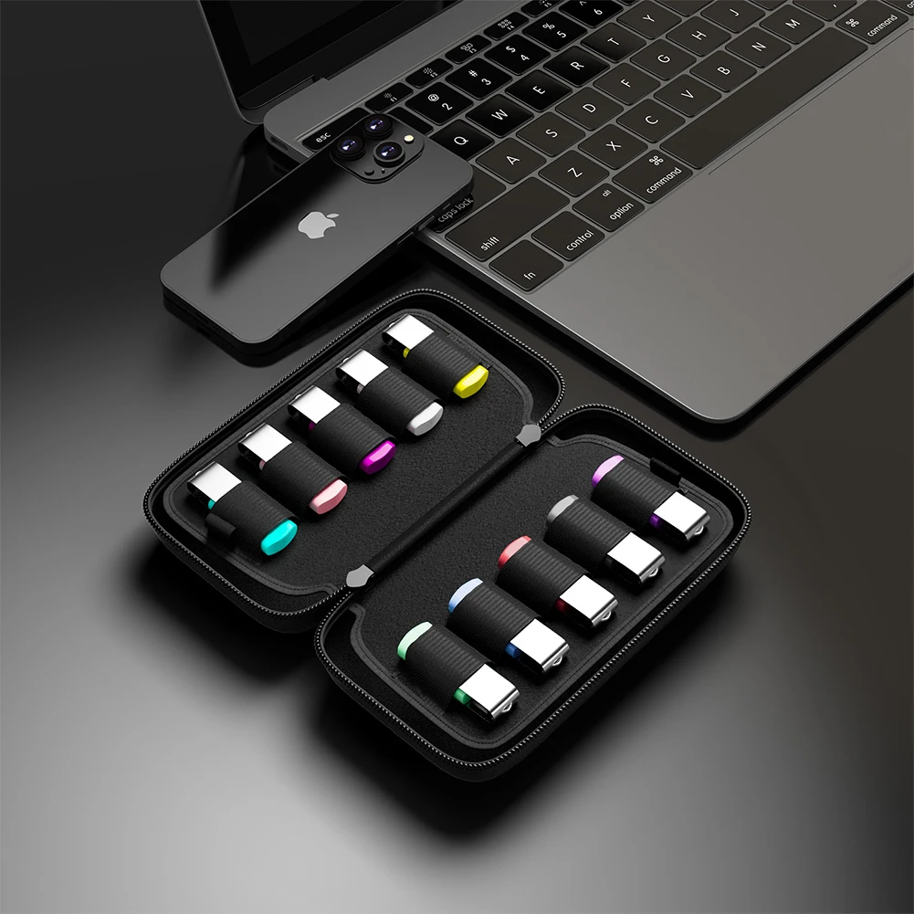 USB Flash Drive Case Storage C - Tech Accessories Organizer avaliação e preço