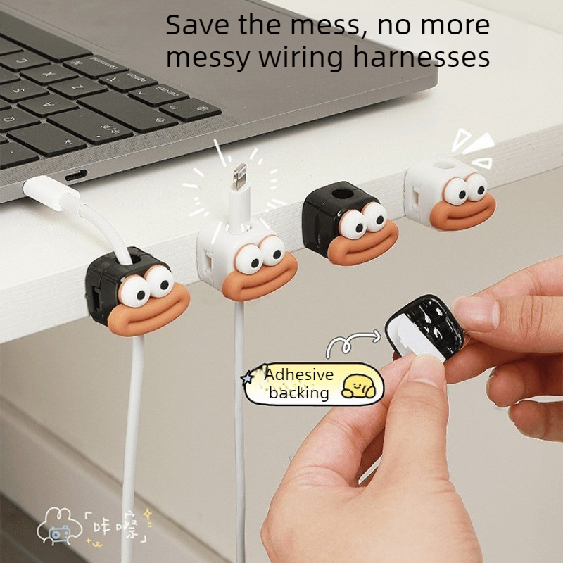 1/5/10pcs Magnetic Cable Clips - Desk Cable Clip avaliação e preço