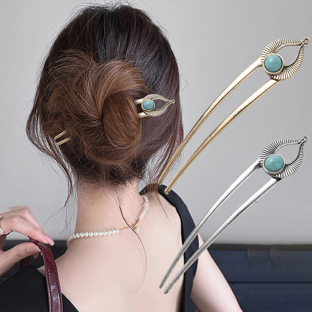 Egypt Turquoise U Shape Hair F - Tech Accessories Women avaliação e preço
