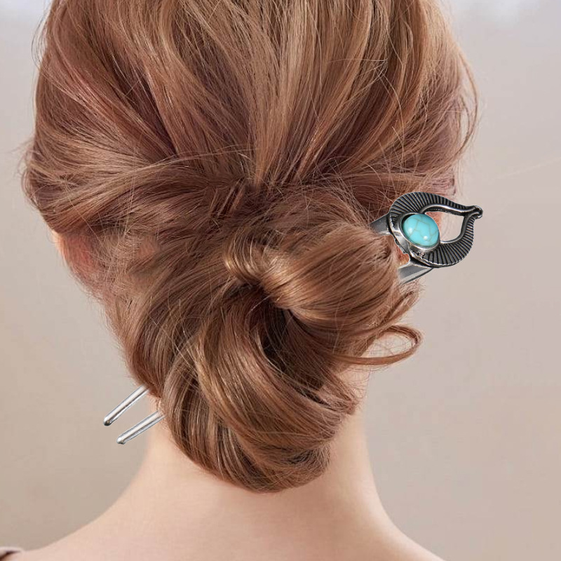 Egypt Turquoise U Shape Hair F - Tech Accessories Women avaliação e preço