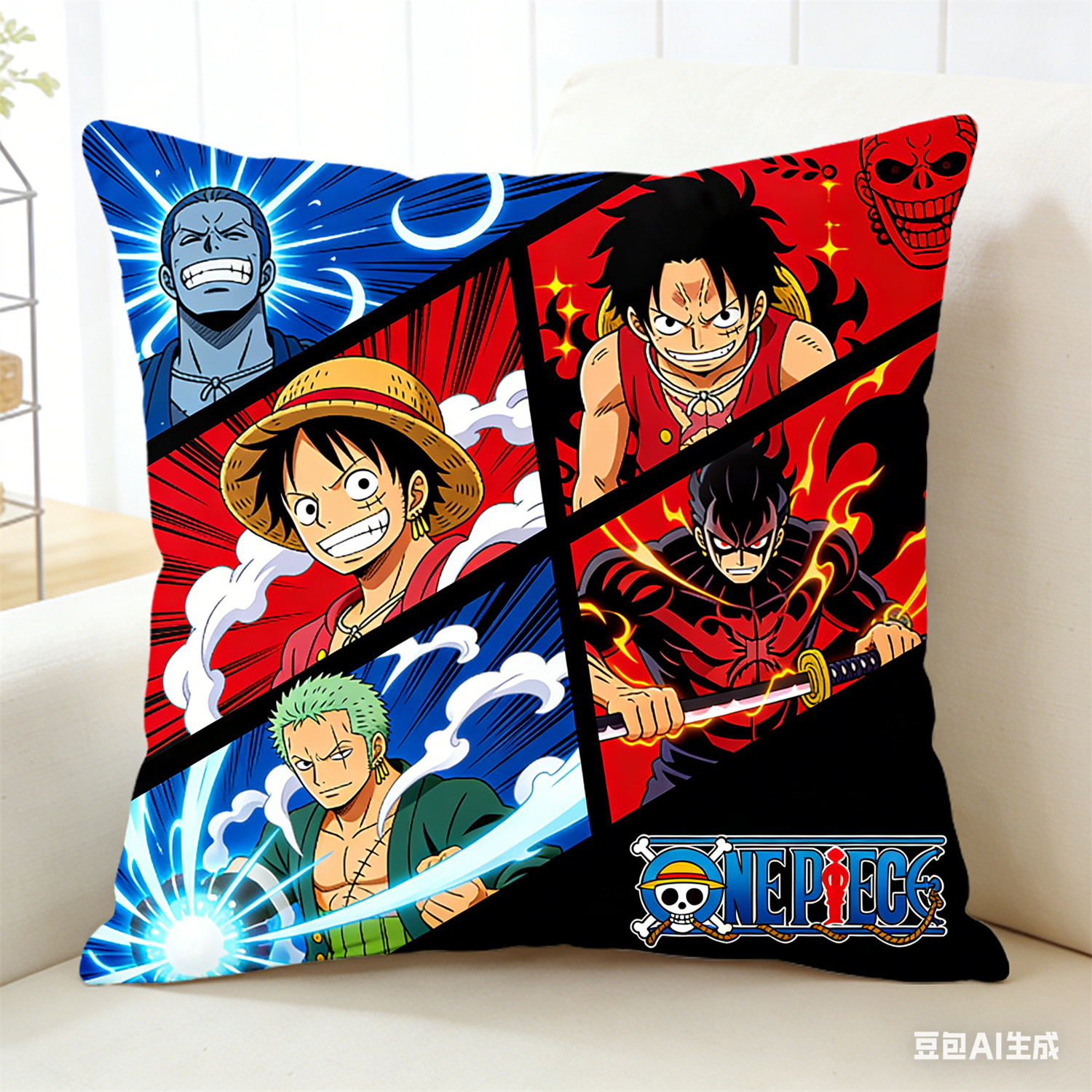One Piece Pillow Cover, Anime  - Tech Home Accessories avaliação e preço