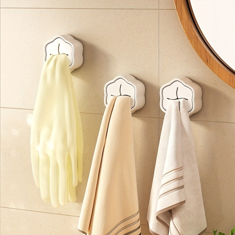 6PCS Self Adhesive Towel Holde - Tech Accessories Organizer avaliação e preço